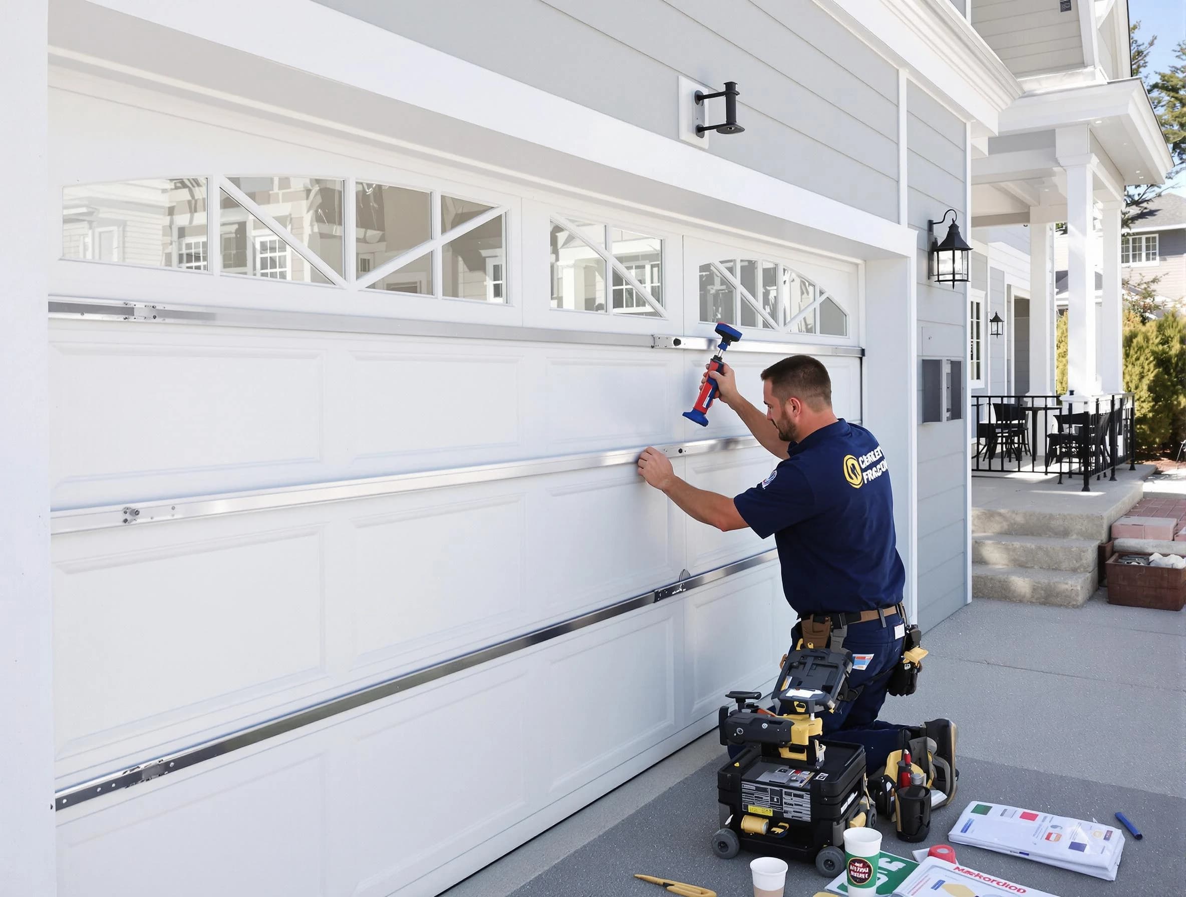 Professional garage door installation by Medford Garage Door Repair in Medford