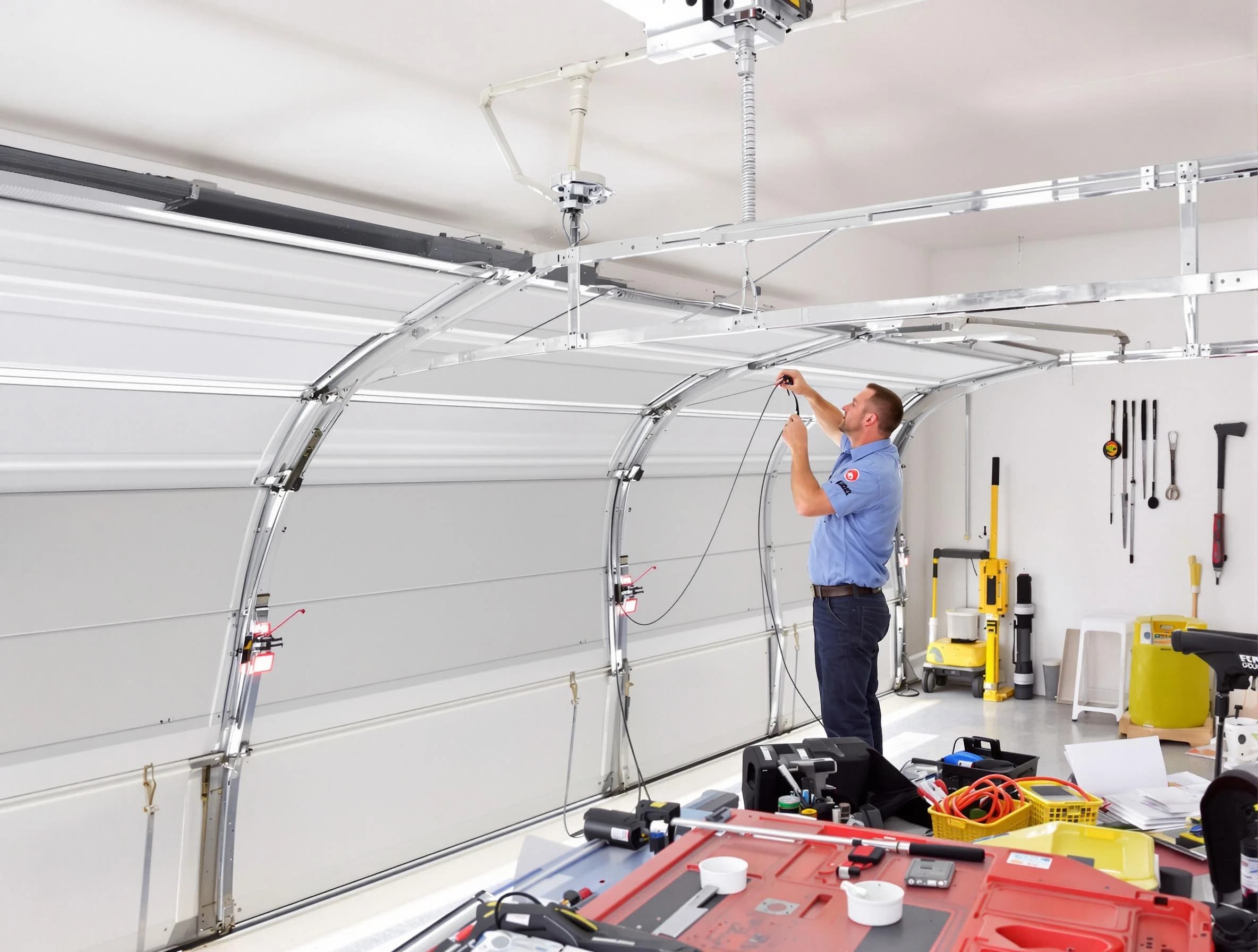 Garage door cable repair service by Medford Garage Door Repair in Medford