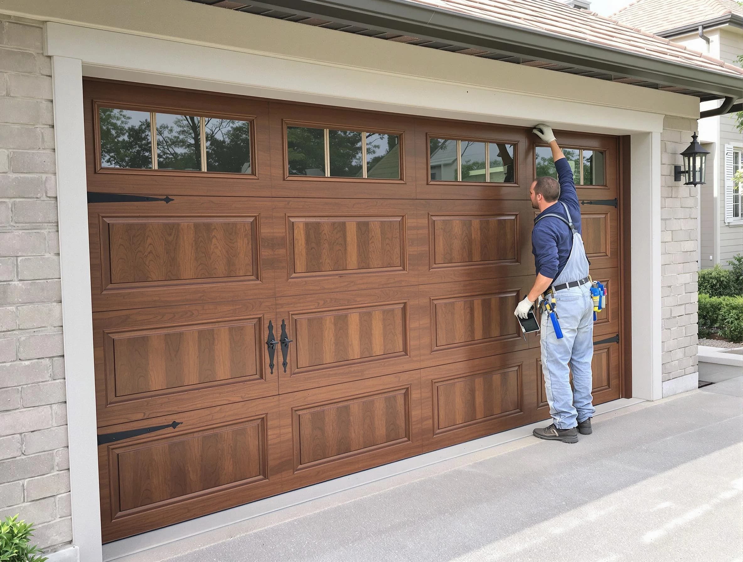 Custom garage door showcase by Medford Garage Door Repair in Medford