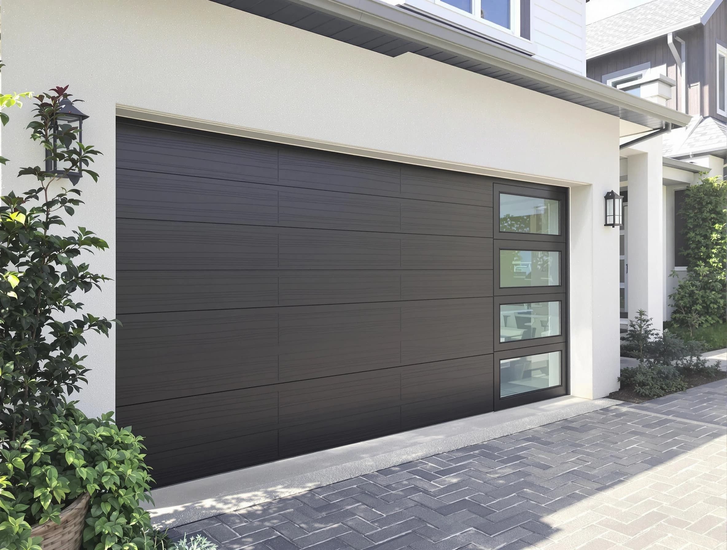 Custom garage door installation by Medford Garage Door Repair in Medford