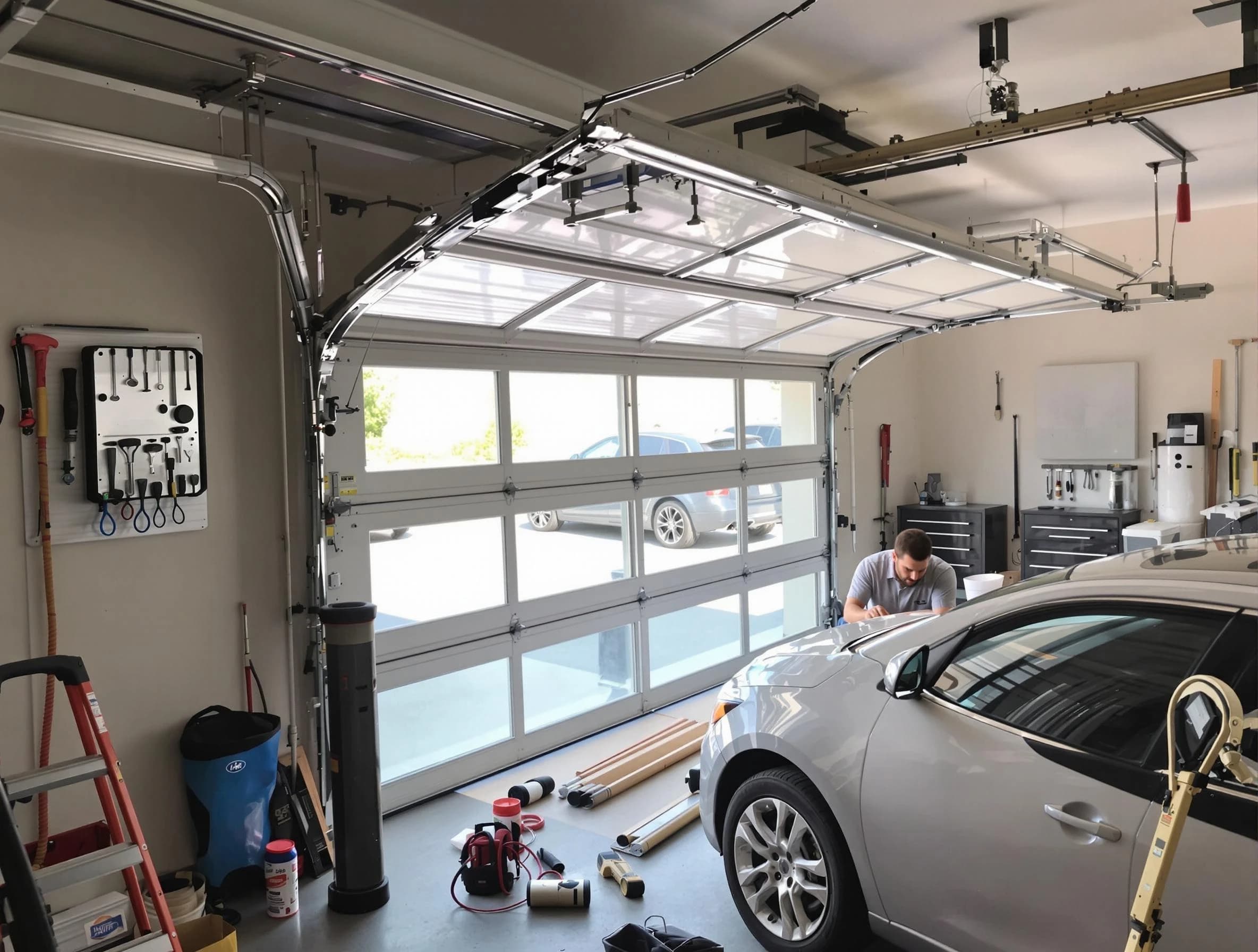 Garage door noise reduction service by Medford Garage Door Repair in Medford