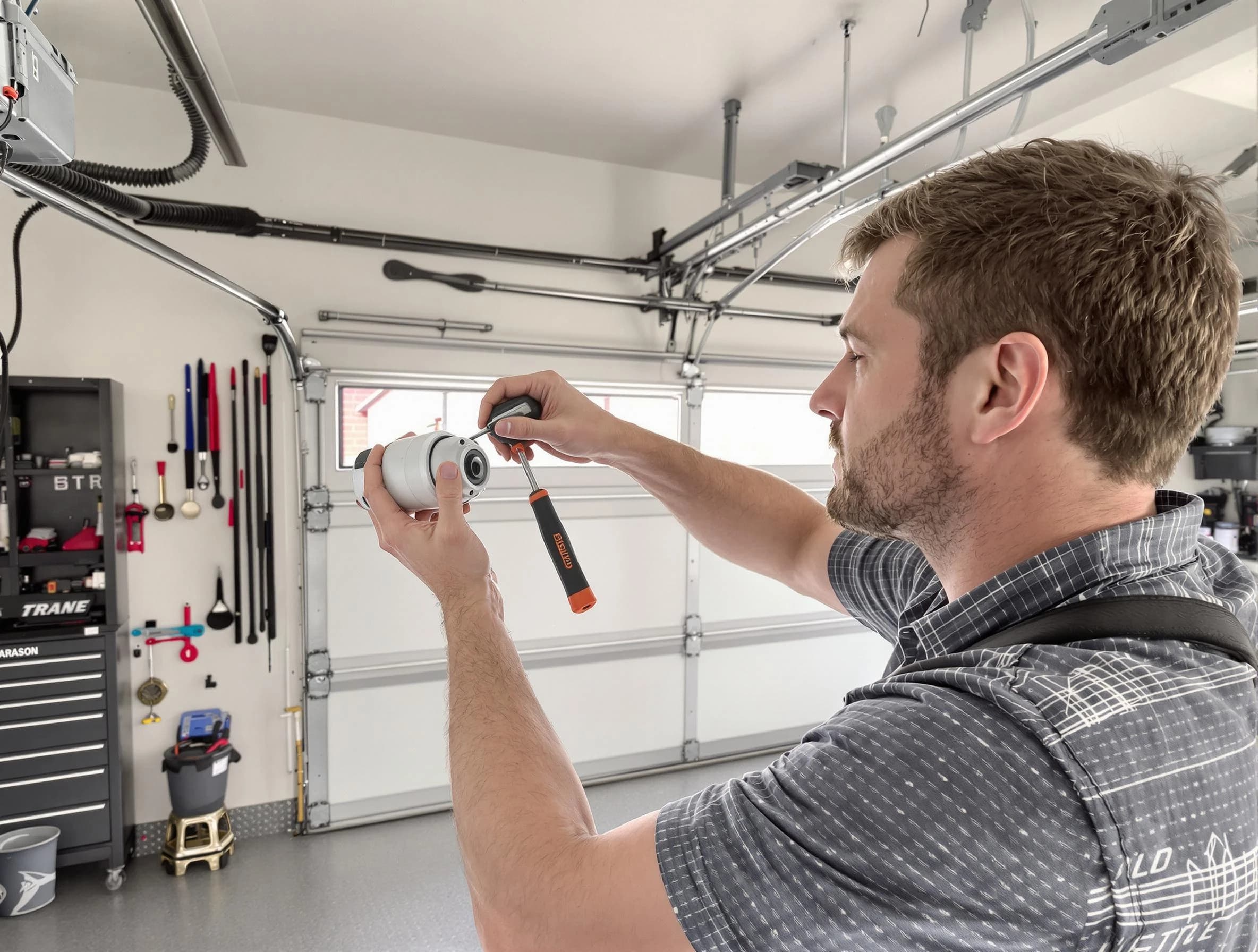 Garage door opener repair service by Medford Garage Door Repair in Medford