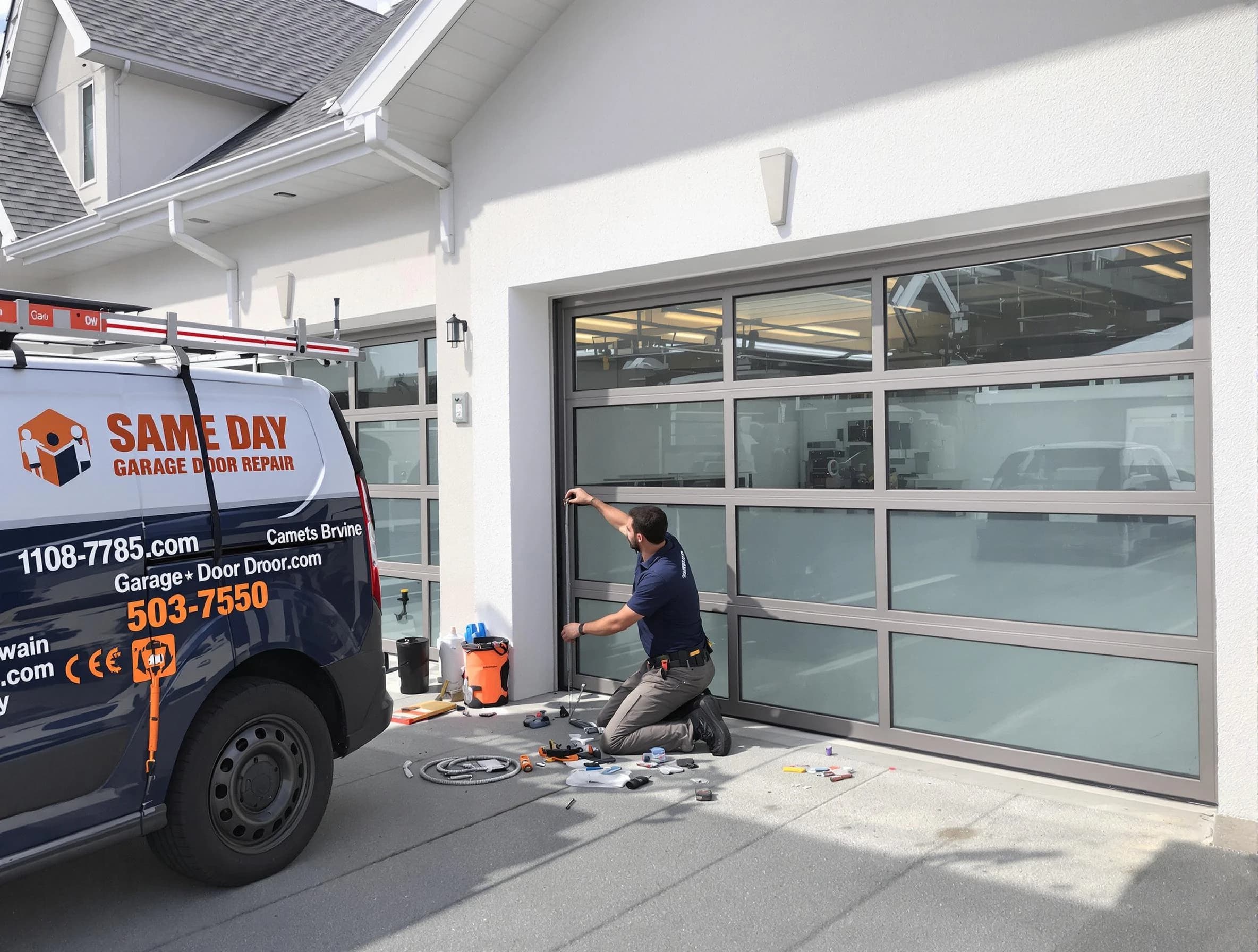 Same-day garage door repair service by Medford Garage Door Repair in Medford