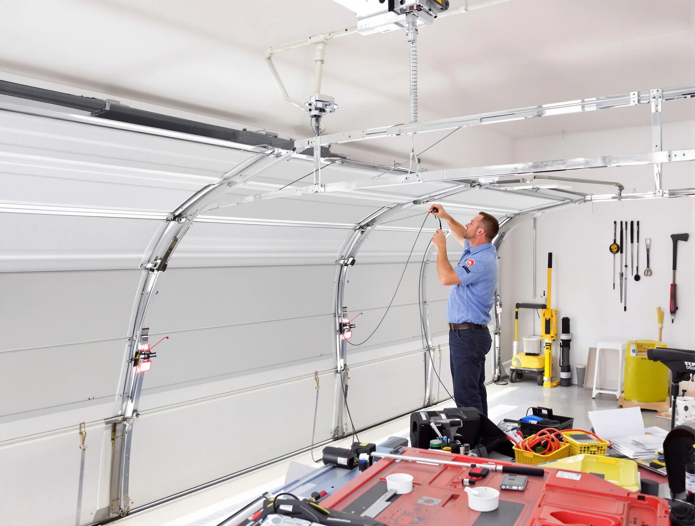 Garage door cable repair service by Medford Garage Door Repair in Medford