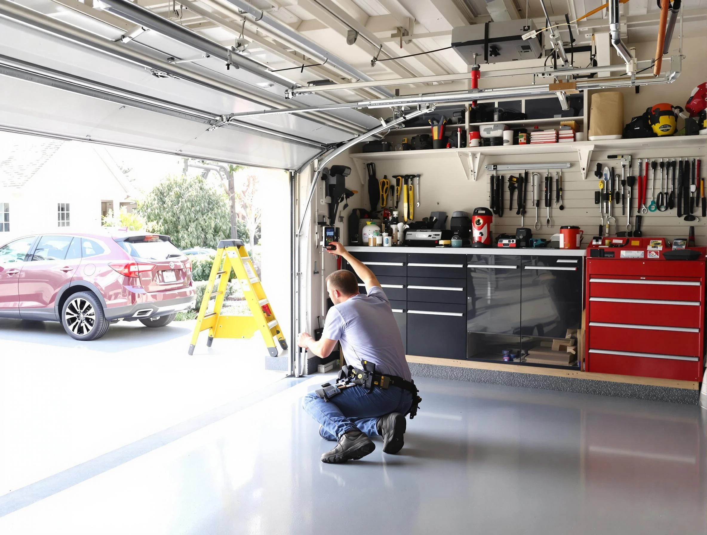 Local garage door repair service by Medford Garage Door Repair in Medford
